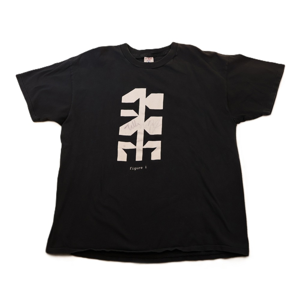 Delta Mens‎ XL Penn & Teller T-Shirt Black Signed Figure 1 Sumerian Graphic Tee